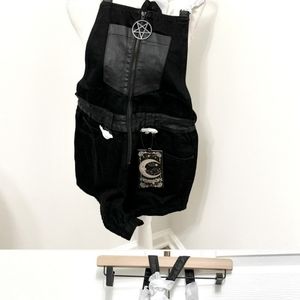 Killstar Denim Shortalls S - NEW